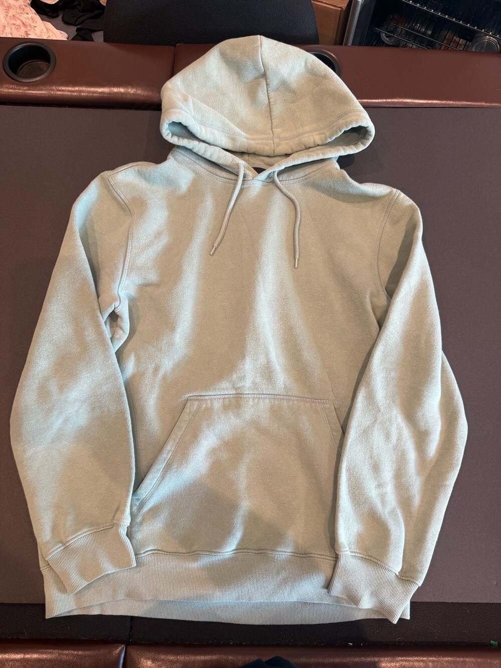 H&M Relaxed Fit Hoodie Size M Green